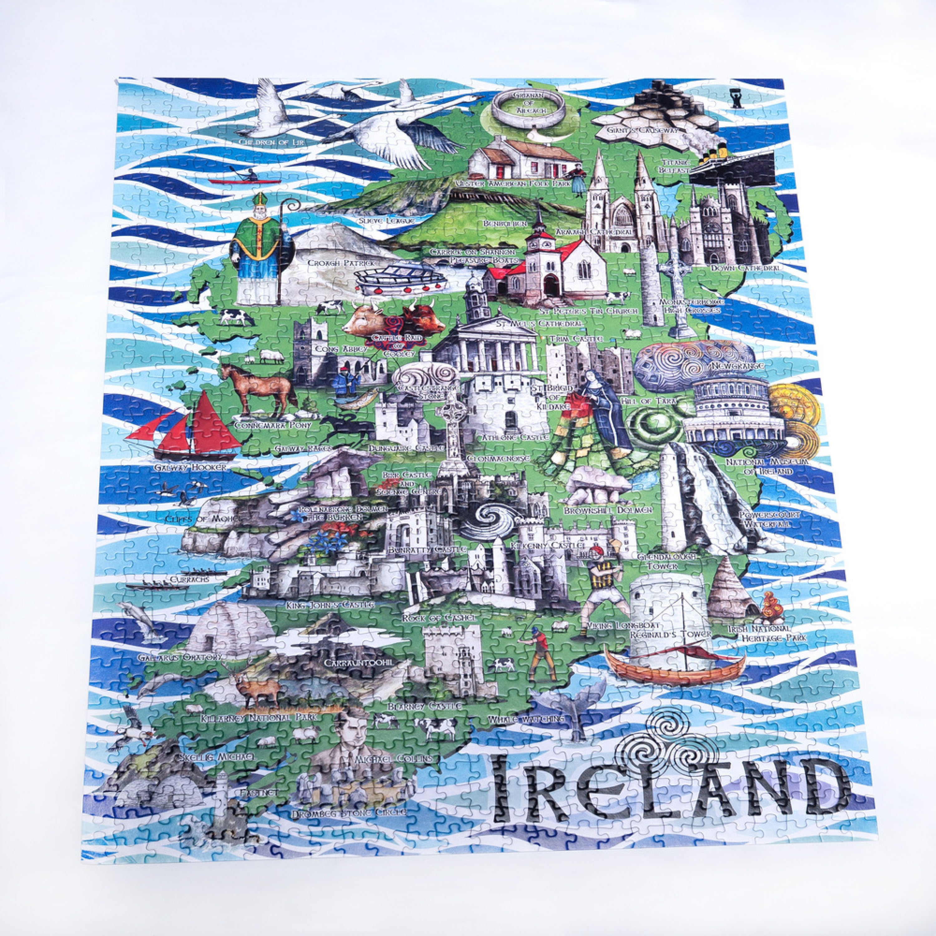 Art Puzzle of Ireland 1000 piece jigsaw puzzle