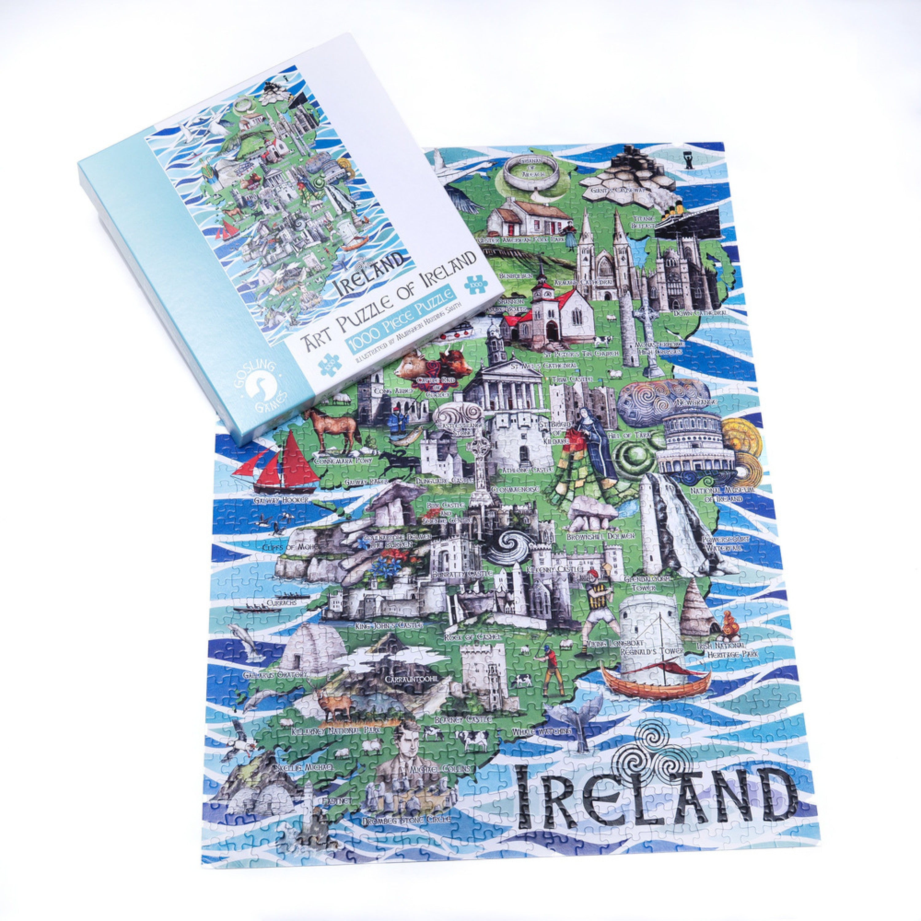 Art Puzzle of Ireland 1000 piece jigsaw puzzle