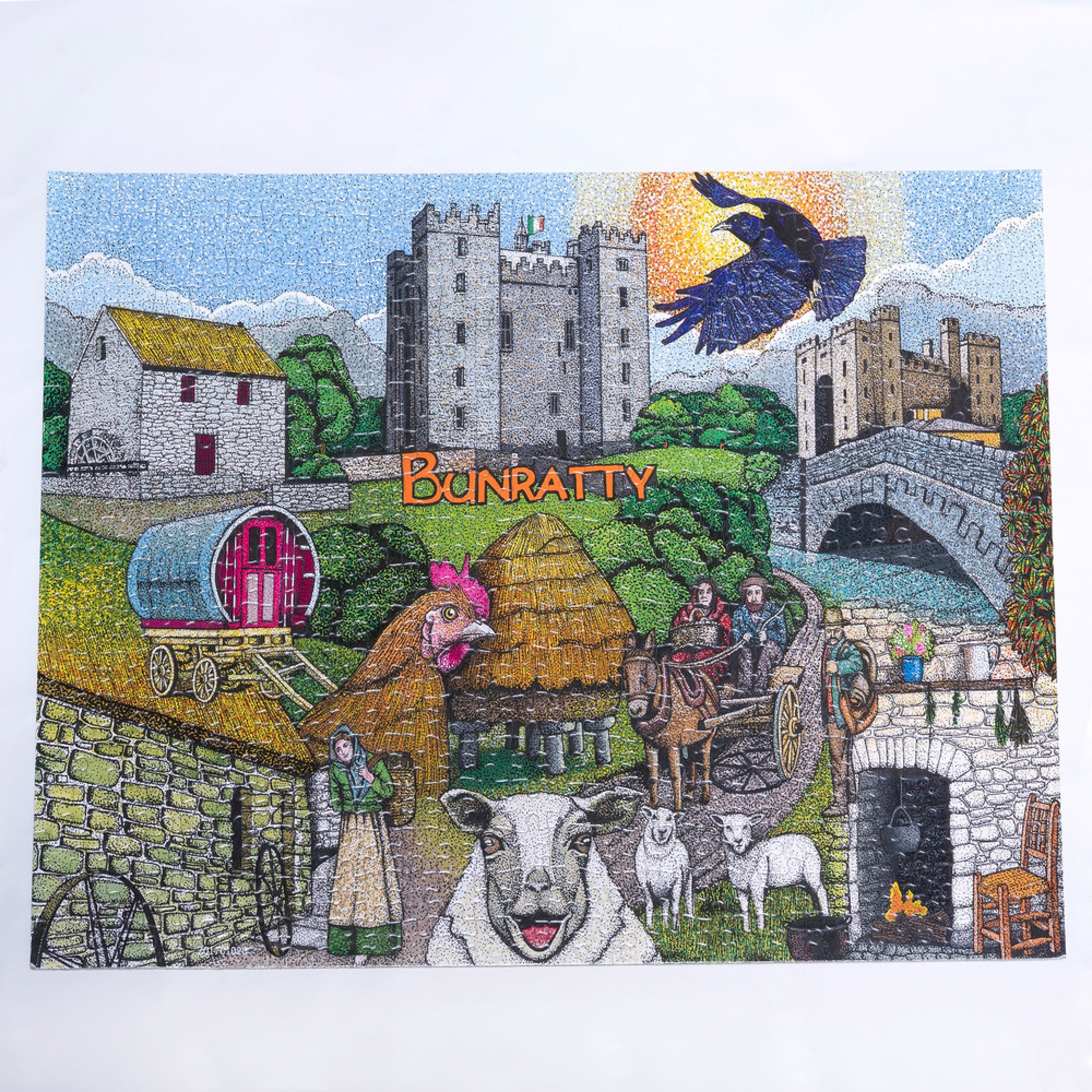 Bunratty Castle & Folk Park 500 piece jigsaw puzzle