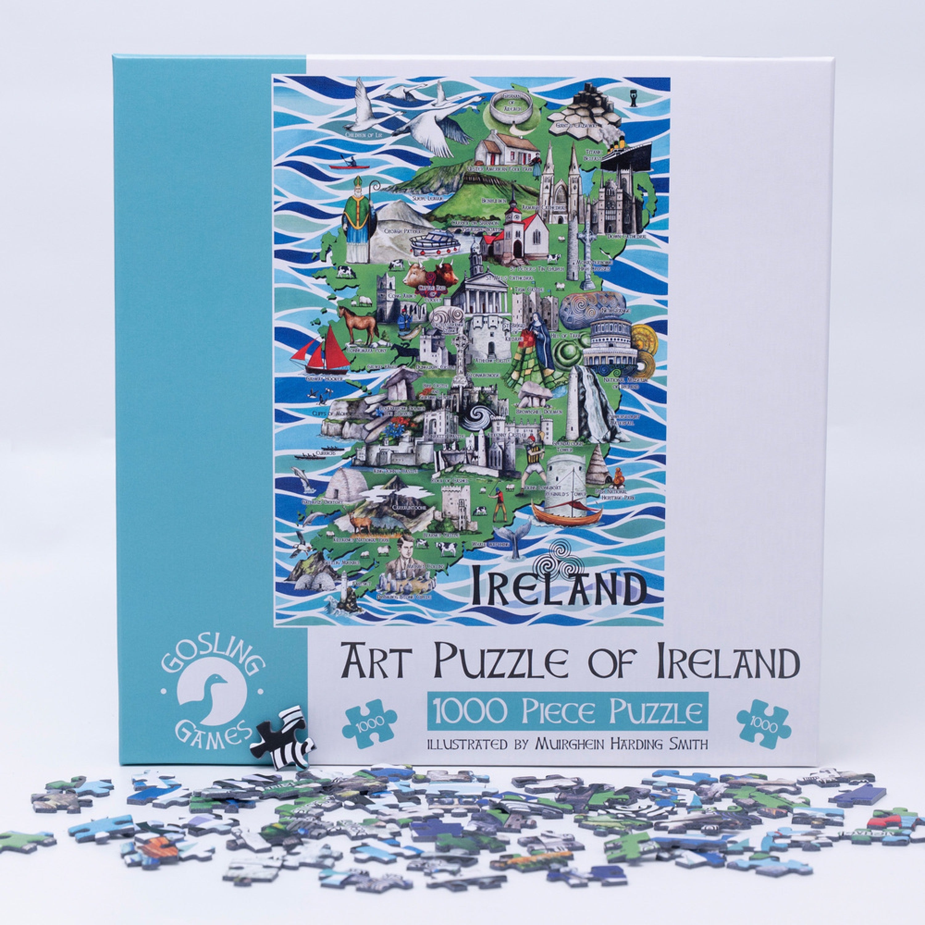 Art Puzzle of Ireland 1000 piece jigsaw puzzle