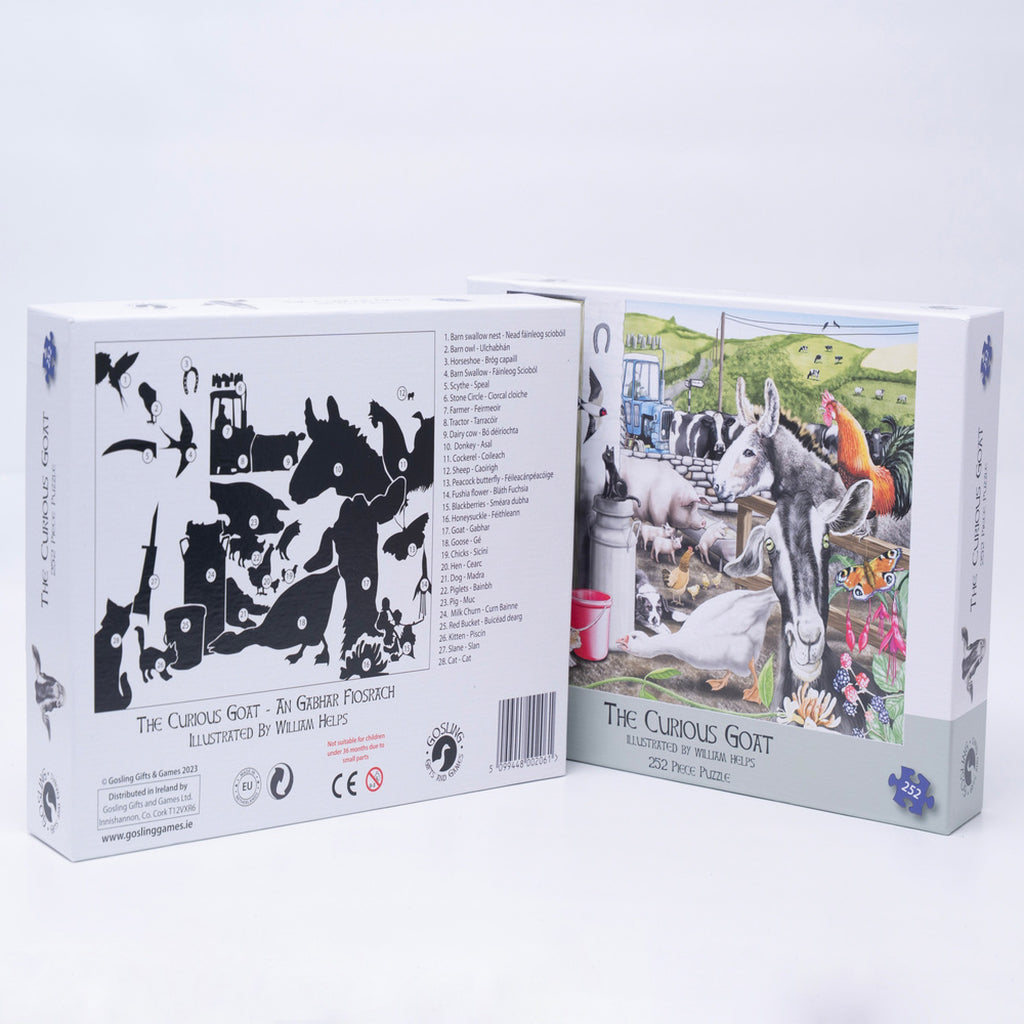 The Curious Goat 252 piece jigsaw puzzle