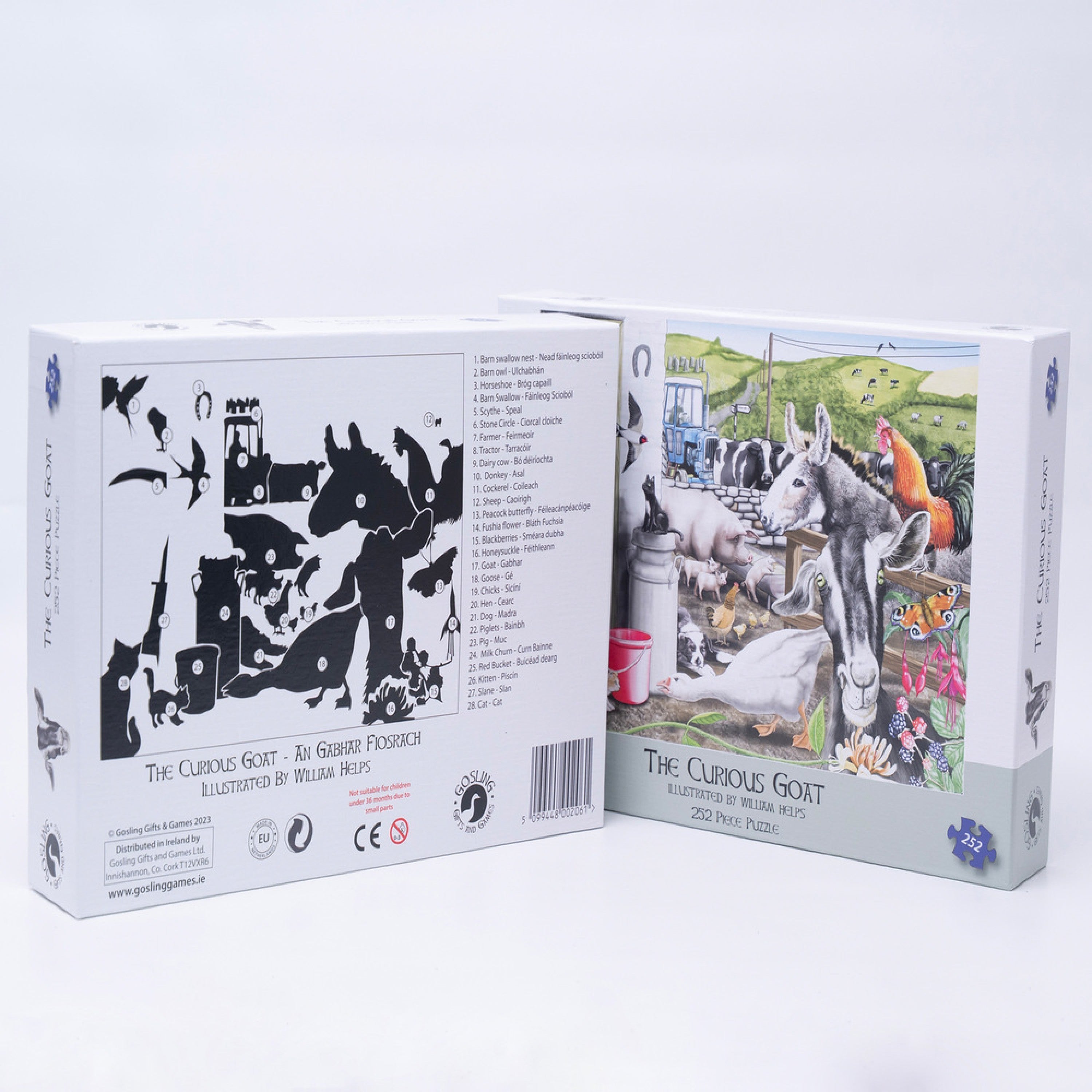 The Curious Goat 252 piece jigsaw puzzle