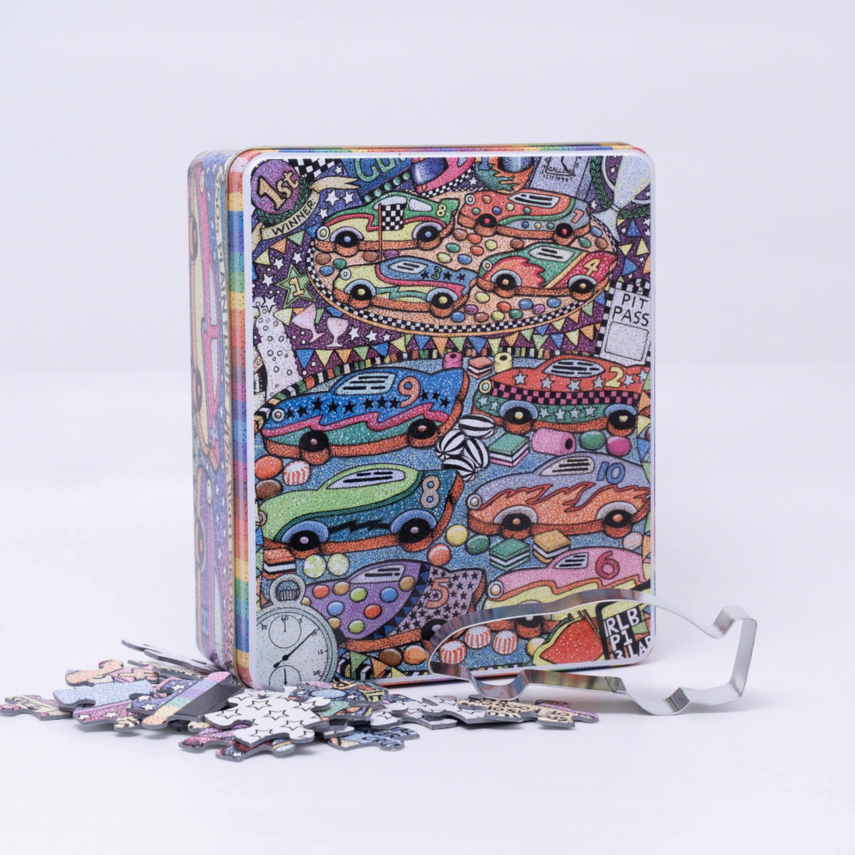 Car Cookie 100 piece jigsaw puzzle