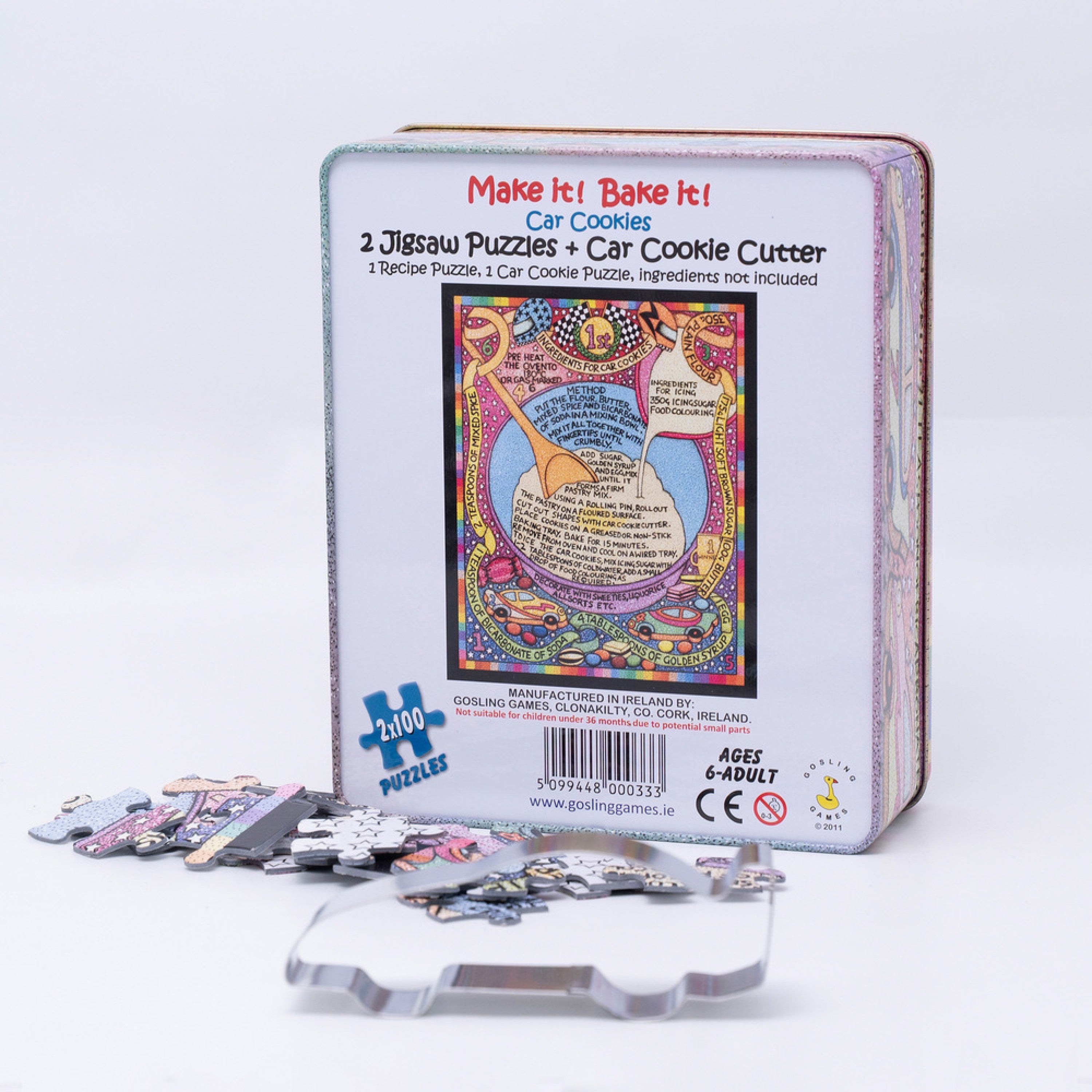 Car Cookie 100 piece jigsaw puzzle