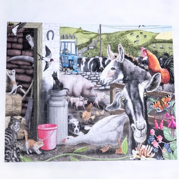 Jigsaw The Curious Goat 252 piece jigsaw puzzle