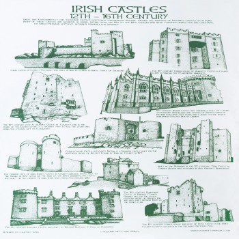 Tea Towel - Irish Castles