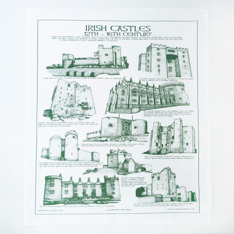 Tea Towel - Irish Castles Tea Towel - Irish Castles