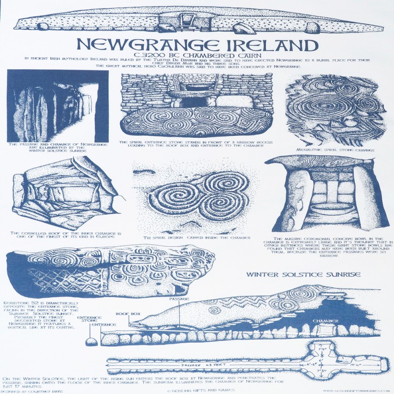 Tea Towel - Newgrange Tea Towel - Newgrange